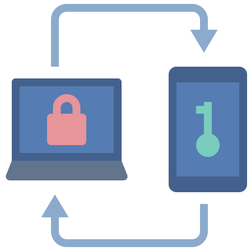 Autentificación de dos pasos (2FA) es una característica de la aplicación Software de gestión MENSATRANS Imagen de la característica Autentificación de dos pasos (2FA) de MENSATRANS ERP / TMS